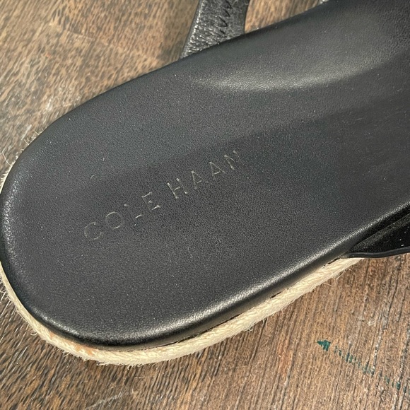 Cole Haan leather Florens Espadrille Slide Sandal - Picture 5 of 6